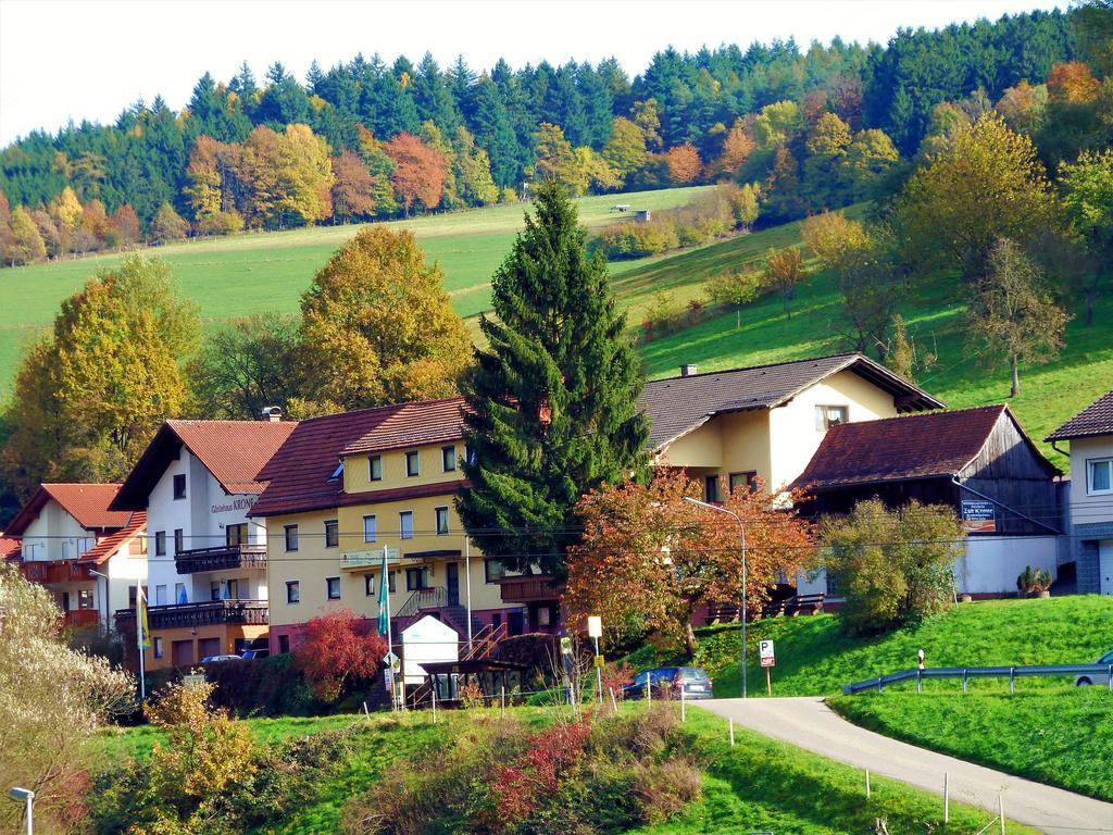 Hotel Gasthof Zur Krone Oberzent Exteriér fotografie